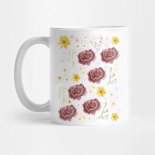 Colorful Floral Design Mug